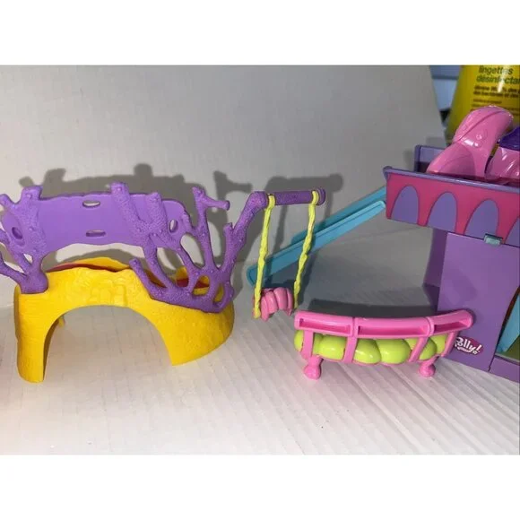 Polly Pocket Play Sets Koala Purse Corgi Dog Compact Playground Swing Garage - Picture 12 of 16